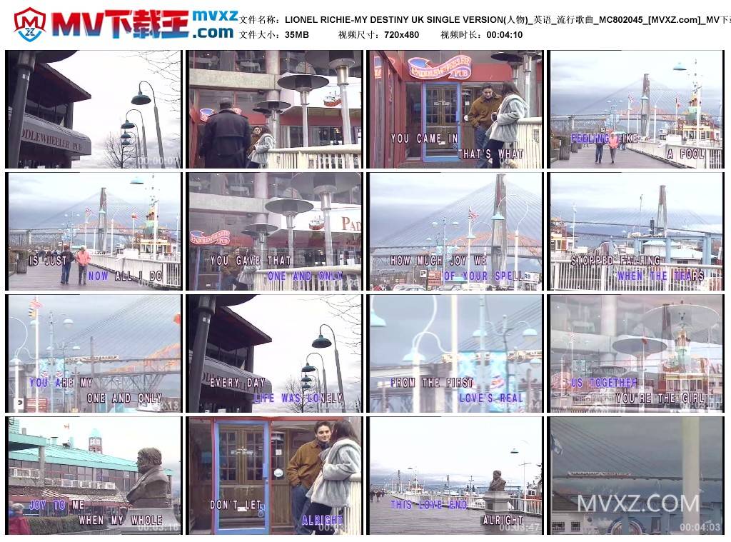 LIONEL RICHIE-MY DESTINY UK SINGLE VERSION(人物)_英语_流行歌曲_MC802045